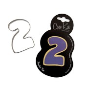 Number "2" Stainless Steel Fondant Cookie Cutter