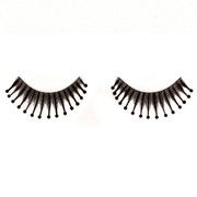Black Droplet Eyelashes With Glue (1 Pair)