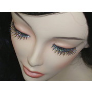 Multi Glitter Eyelashes With Glue (1 Pair)