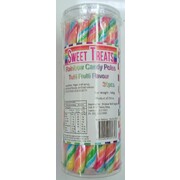 Rainbow Tutti Frutti Flavour Candy Poles (540g - 18g Each) Pk 30