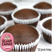 Blank Canvas Frozen Naked Chocolate Cupcakes Pk 12