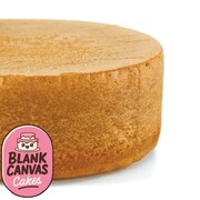 Blank Canvas Frozen Naked Round 11in White Chocolate Mud Cake