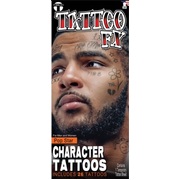  Pop Star Temporary Tattoo Sheet (Pk 1)