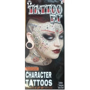 Illustrated Temporary Tattoo Sheet (Pk 1)