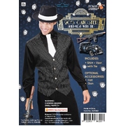 Adult Gangster Vest Shirt & Tie (One Size)