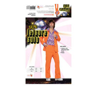 Adult Male Orange Leisure Suit Costume (Plus Size)