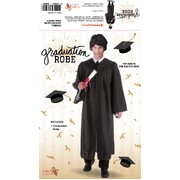 Adult Long Black Graduation Robe Costume