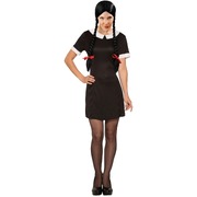 Adult Little Miss Wednesday Dress Costume Womens Size 12-14