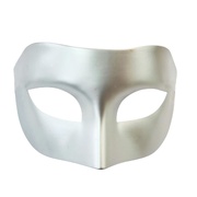 Silver Metallic Masquerade Eye Mask