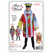 Adult King Of Hearts Costume (One Size)