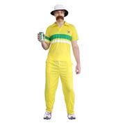 Adult 1980's Cricketer Costume Mens Medium