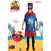 Adult Australian Tomato Sauce Bottle Costume One Size