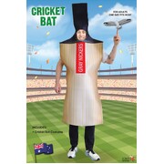 Adult Cricket Bat Costume One Size