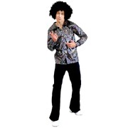 Adult 1970's Disco Dude Costume Shirt Mens Medium