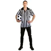 Adult Sports Referee Costume Shirt Mens Medium
