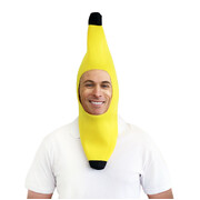 Soft Plush Yellow Banana Hat