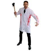 Adult Bloody White Lab Coat Halloween Costume One Size