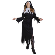 Adult Evil Nun Halloween Costume Size 12-14
