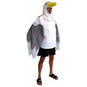 Adult Seagull Costume with Headpiece One Size