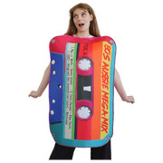 Adult 1980s Aussie Mega Mix Cassette Tape Costume Unisex One Size