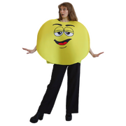 Adult Yellow Coloured Chocolate Button Character Costume Unisex One Size Fits Most
