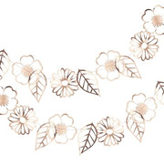 Ginger Ray Rose Gold Metallic Flower Garland (3m)
