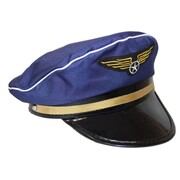 Blue Pilot Costume Hat 