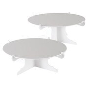 Reusable White Dessert Display Stand Pk 2
