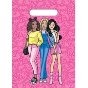 Barbie Plastic Party Loot Bags Pk 8