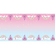 Unicorns & Rainbow Paper Table Runner 180cm