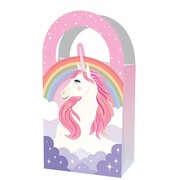Pastel Unicorn Paper Party Loot Bags Pk 4