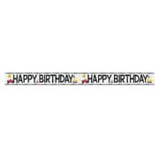 Construction Happy Birthday Paper Banner Decoration
