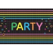 Neon Party Backdrop Poster Decoration 1m x1.5