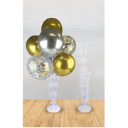 White LED Light Up 7 Balloon Tree Stand 74cm