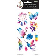 Adult Temporary Tattoos Mixed Design Body Art 1 Sheet