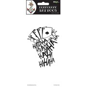 Adult Playing Cards HAHA Temporary Tattoo 1 Sheet