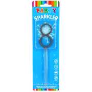 Sparkler Candle Cake Topper Number 8 Eight (Pk 1)