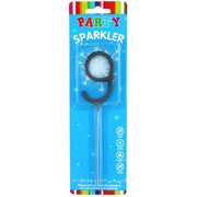 Sparkler Candle Cake Topper Number 9 Nine (Pk 1)