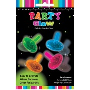 Glow Stick Spinning Tops Party Favours (Pk 4)