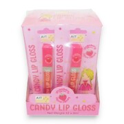Strawberry Flavour Candy Lip Gloss 9ml Pk 12