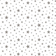 Cello Gift Wrap Sheet Clear with Silver Stars 1m (Pk 1)