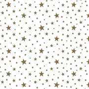 Cello Gift Wrap Sheet Clear with Gold Stars 1m (Pk 1)