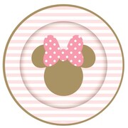 Minnie Mouse 9in. Paper Plates Pk 8