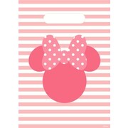 Minnie Mouse Plastic Party Loot Bags Pk 8