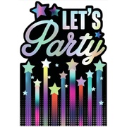 Lets Party Invitations & Envelopes Pk 8