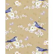 Kraft Blue Birds Gift Wrap 1 Sheet