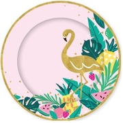 Tropical Party Paper Plates 9in (23cm) Pk 8