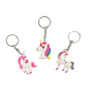 Unicorn Keyring Party Favours Pk 3