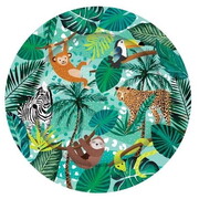 Jungle Party Paper Plates 9in 23cm Pk 8