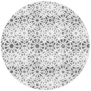 Silver Foil Star Design Placemat Set (Pk 4)